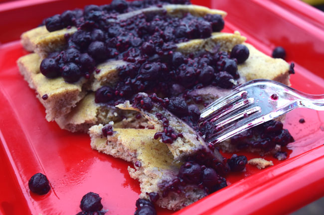 blueberry baked pancakes